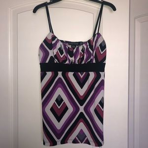 Geometric Print Tank Top